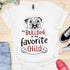 My bulldog is my favorite child - V2 - Hand Drawn T-Shirt